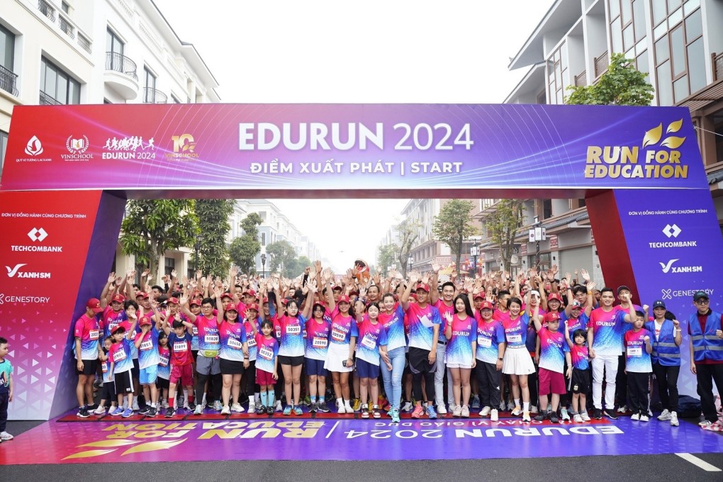Giải chạy Edurun 2024 quyên góp 5 tỷ đồng xây trường vùng xa