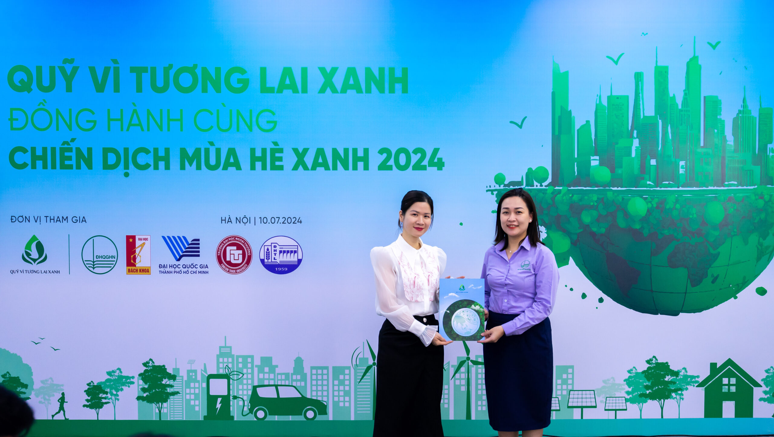 Quỹ Vì tương lai xanh đồng hành cùng chiến dịch Mùa hè xanh 2024