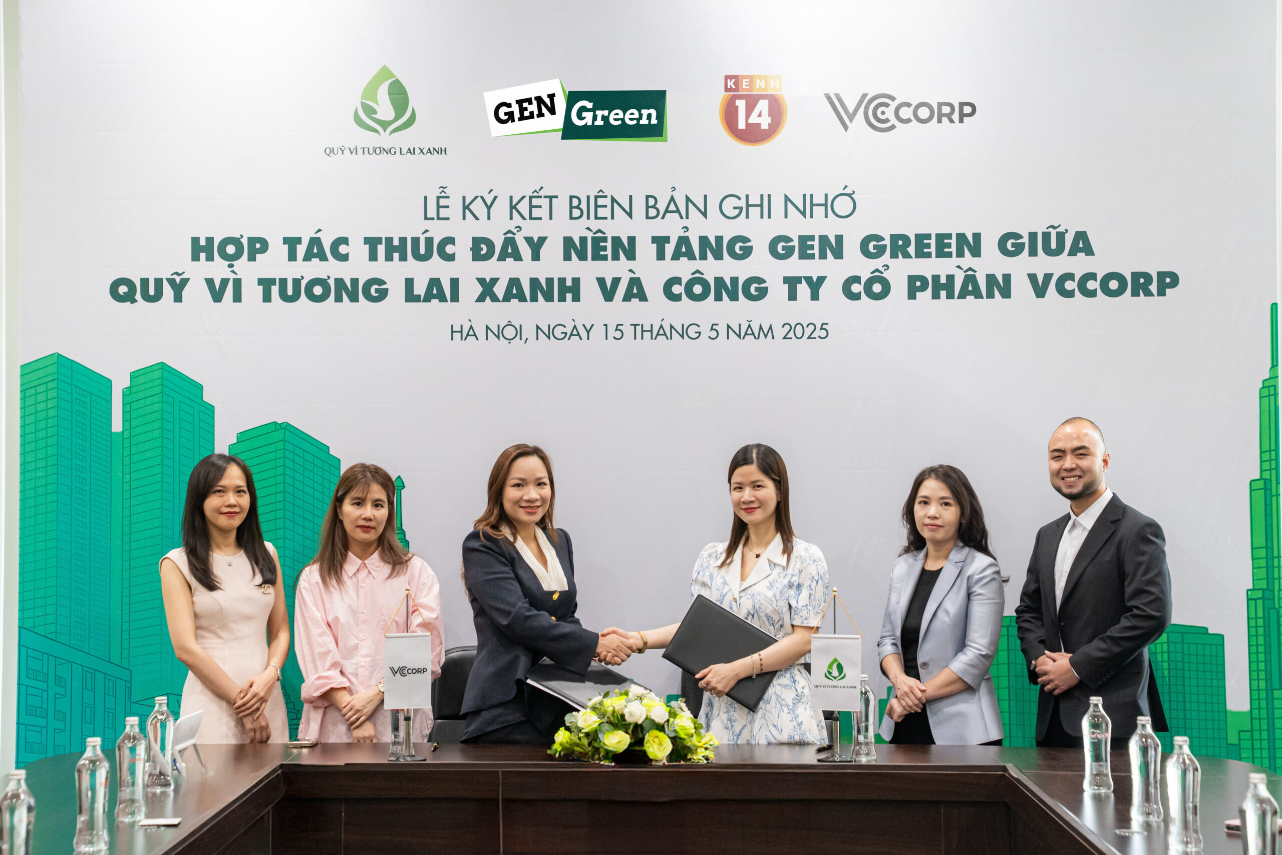 Quỹ Vì tương lai xanh và VCCorp hợp tác chiến lược – truyền cảm hứng sống xanh cho thế hệ trẻ