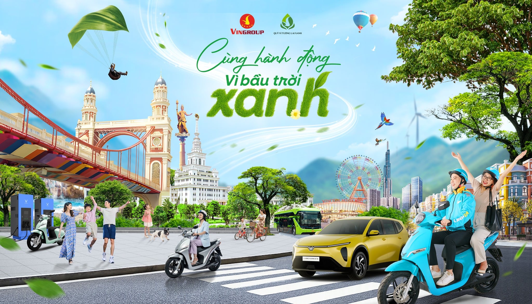 Cùng hành động vì bầu trời xanh